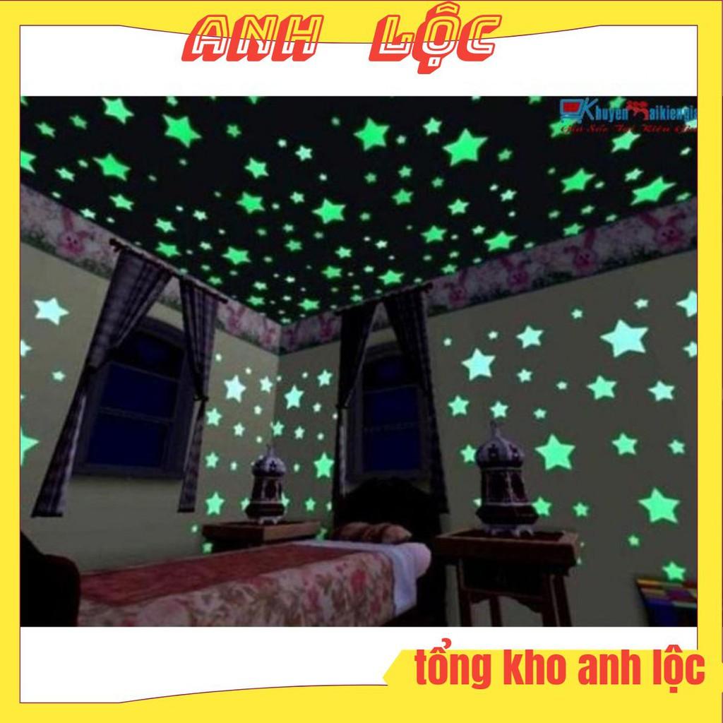 Combo 100 gói sao dạ quang phát sáng