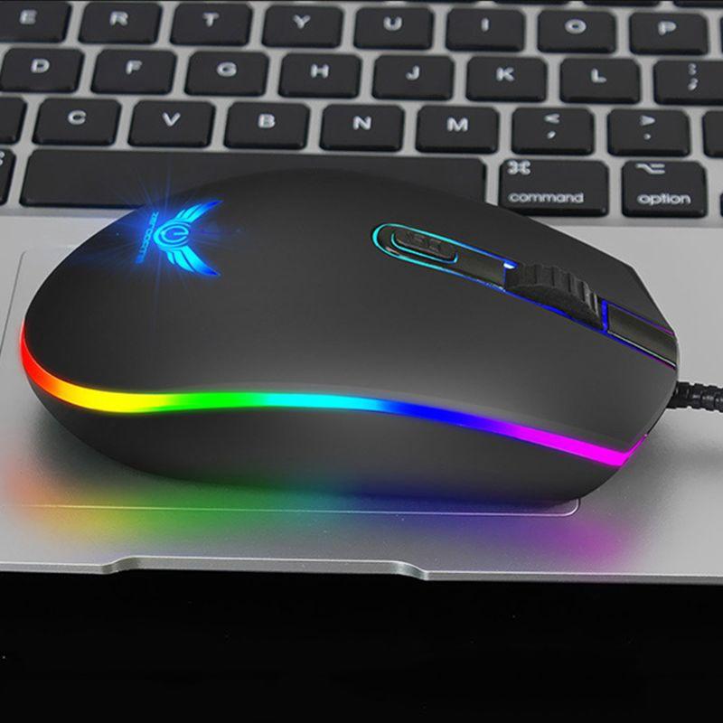 Chuột Quang Chơi Game Có Dây H.S.V Rgb Chuyên Nghiệp Cho Pc Laptop Notebook