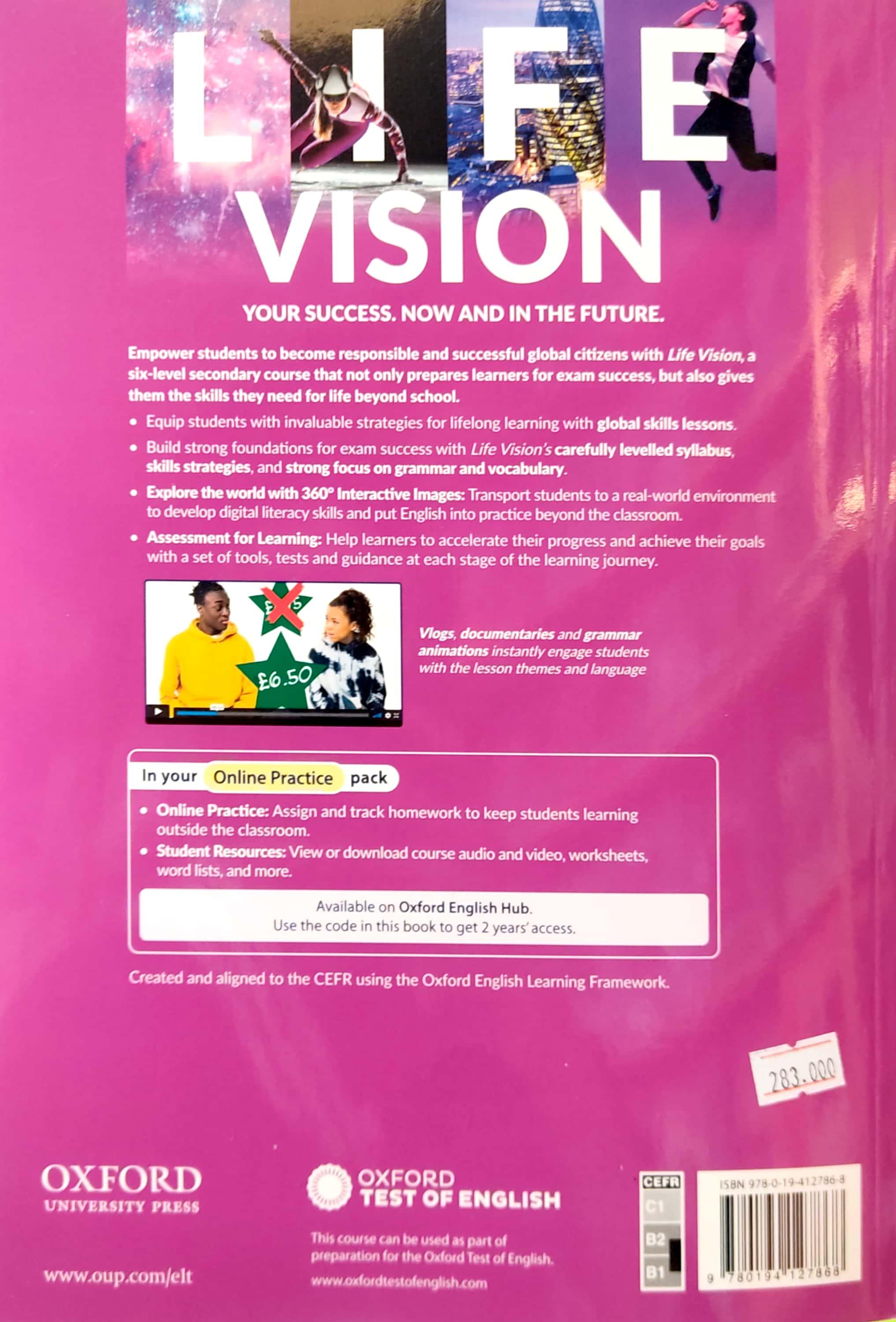 Life Vision Student Book With Online Practice B1+ Intermediate Plus