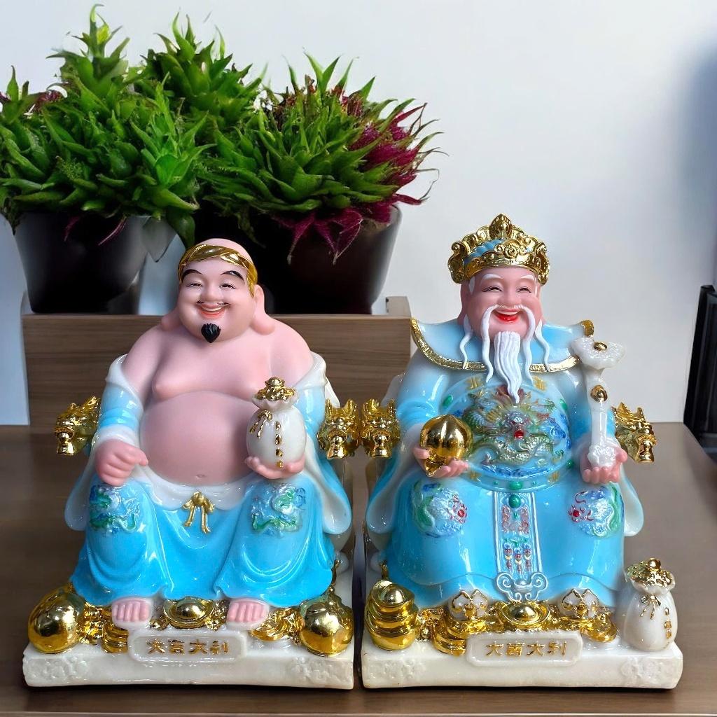 Set ban thờ thần tài tài lộc xanh ngọc RỒNG VIỆT, Bộ thần tài đầy đủ cho gia chủ mệnh mộc, thuỷ