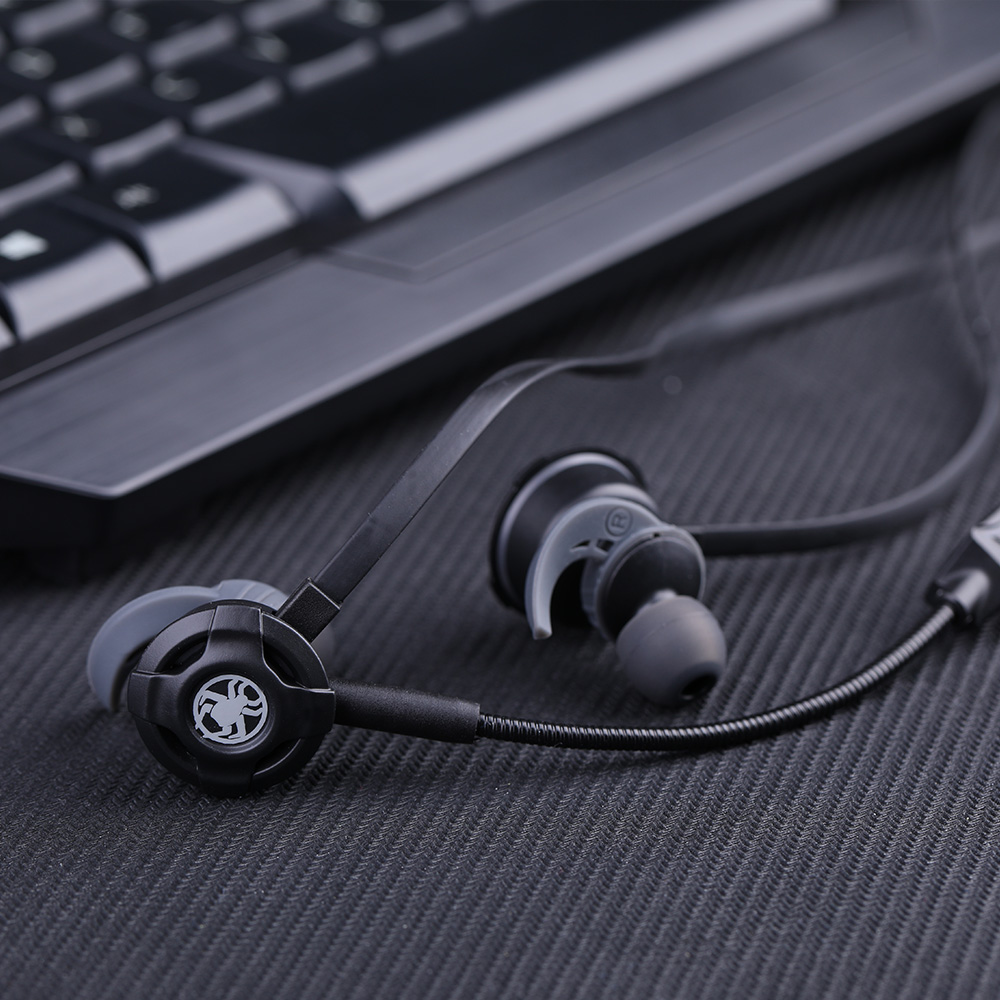 Tai nghe headphone chính hãng Plextone, tai nghe game thủ chuyên nghiệp nghe nhạc tốt thiết kế in ear nhét tai giúp chống ồn, tăng cường Bass - Hàng Chính Hãng.