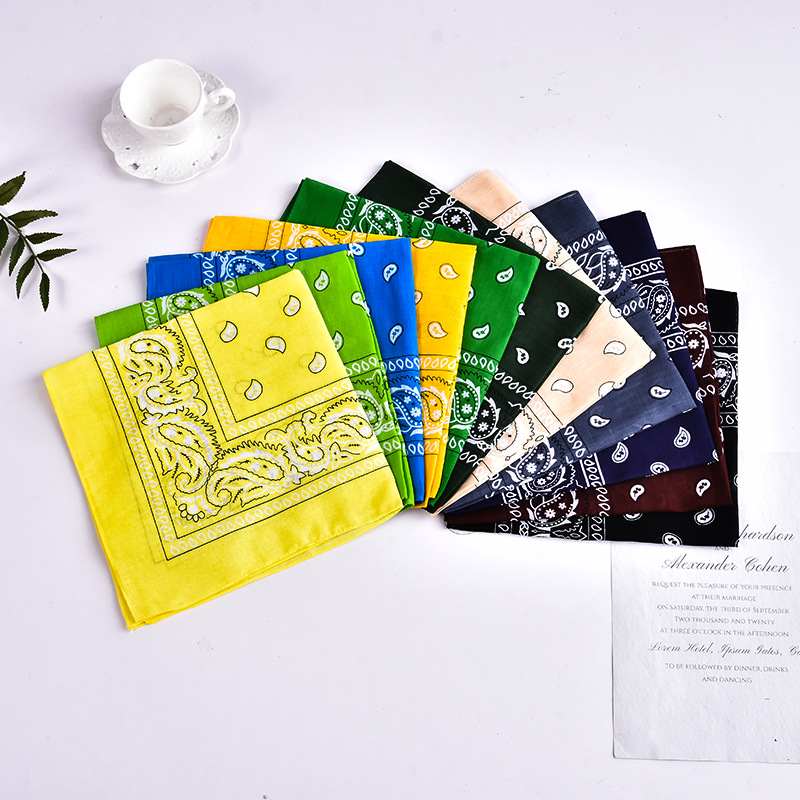 Khăn Bandana Chất Liệu Cotton 55x55cm - Mã B000