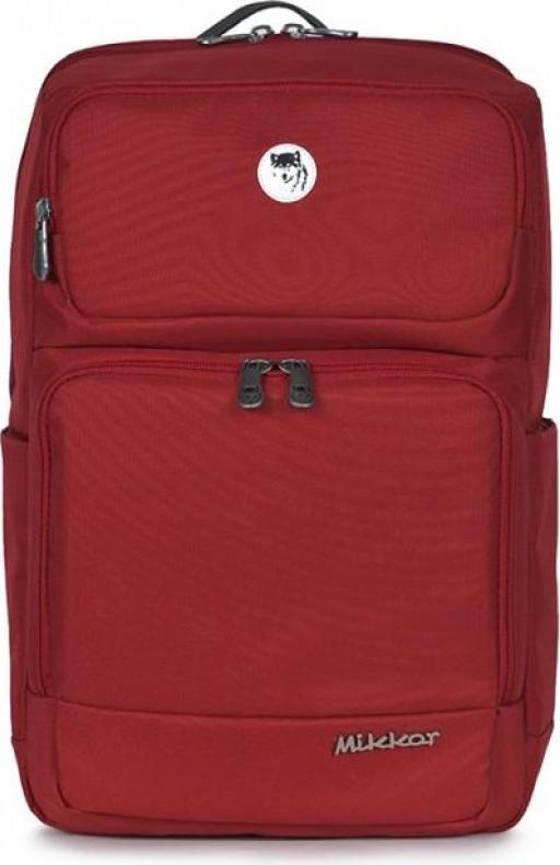 Balo Mikkor The Ives Backpack Red 15.6inch