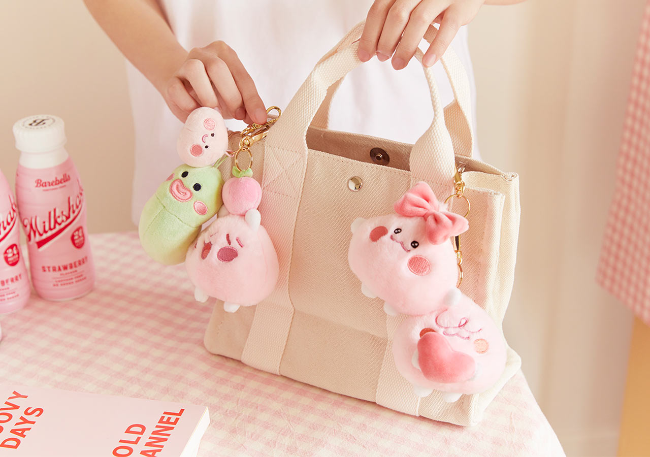 Móc Treo Chìa Khóa PeachFiv Pea Kakao Friends Chính Hãng