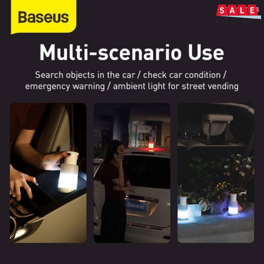 Đèn mini pin sạc tiện dụng Baseus LV864-WH- Hàng chính hãng.