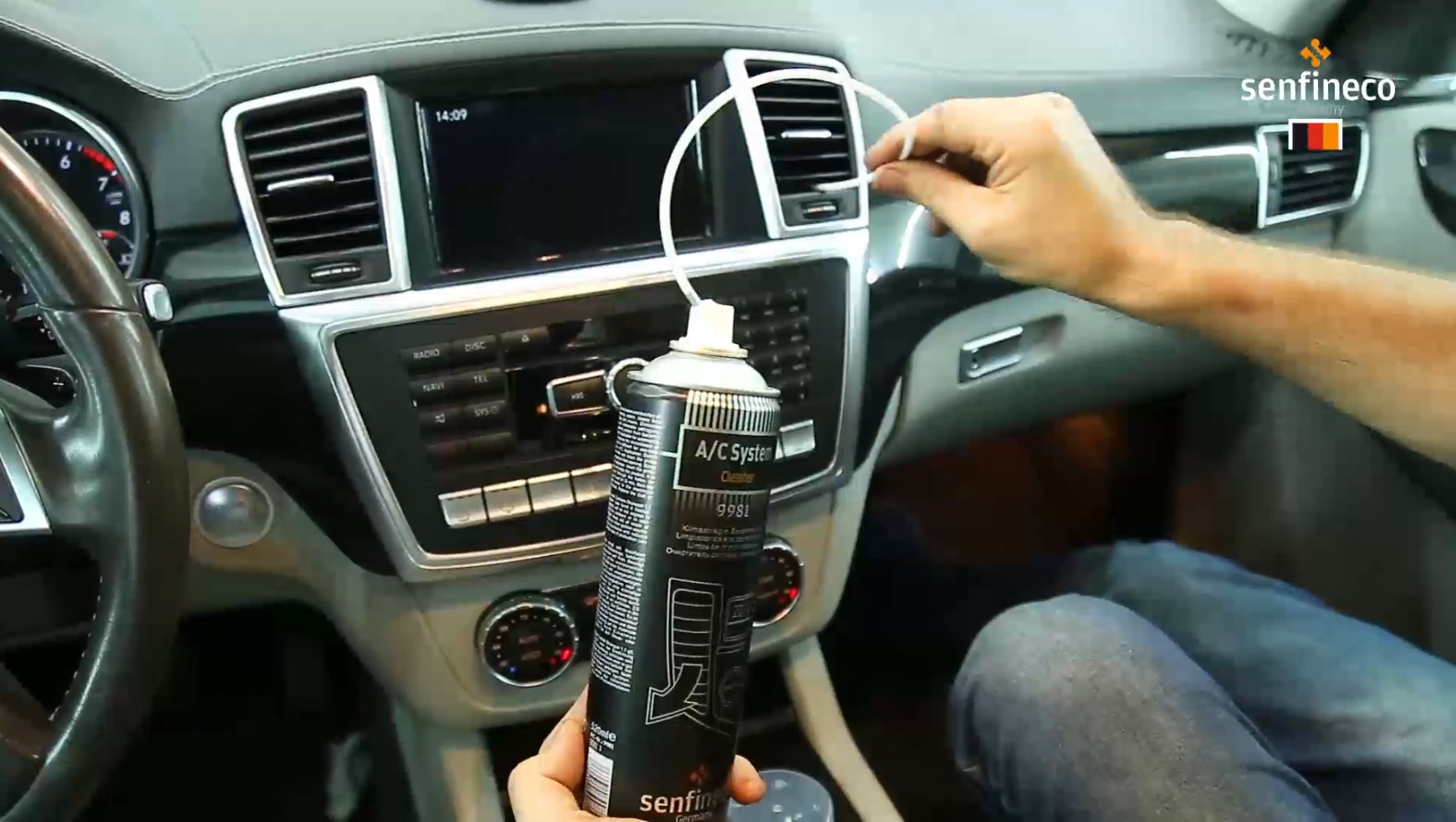 CHAI XỊT THƠM CHO XE LOẠI BỎ MÙI KHÓ CHỊU DO VI KHUẨN VÀ NẤM MỐC, XỬ LÝ KHÔNG KHÍ SẠCH, TƯƠI MÁT SENFINECO