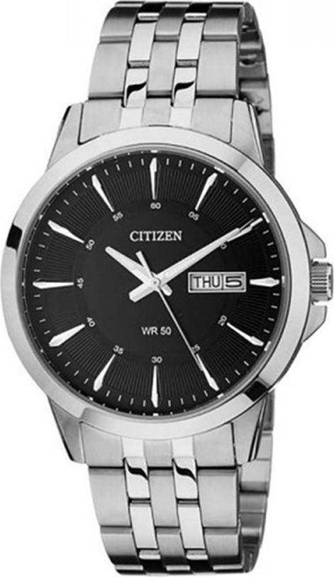 Đồng Hồ Nữ Citizen Dây Thép Không Gỉ EQ0601-54E - Mặt Đen
