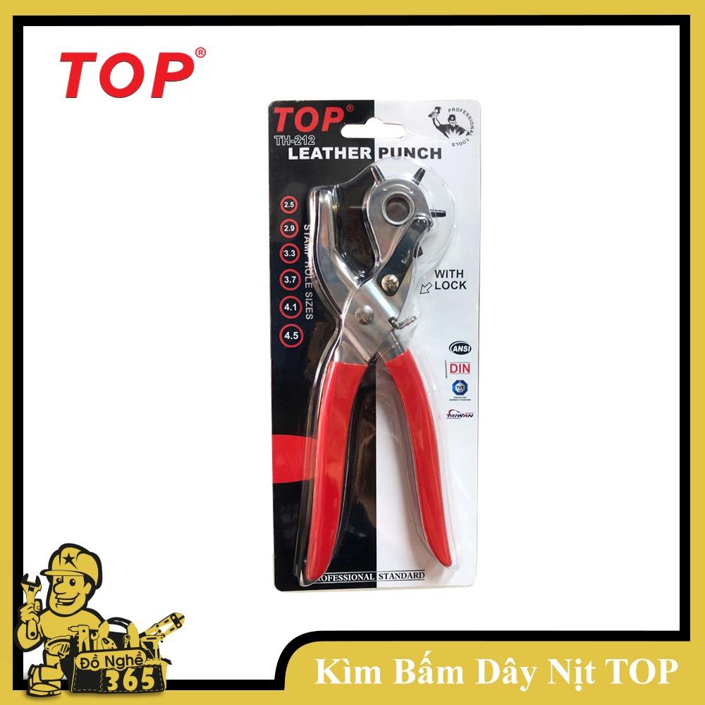 Kìm bấm lỗ dây nịt TOP - TH-212