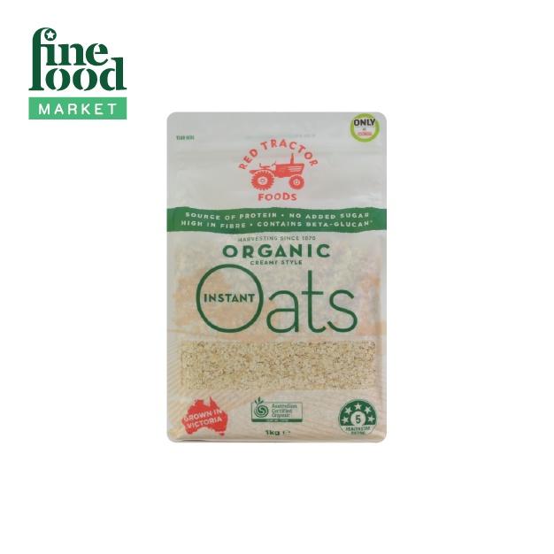 Yến mạch nguyên chất ăn liền Instant Oats Red Tractor Foods gói 1kg - nhập khẩu Úc