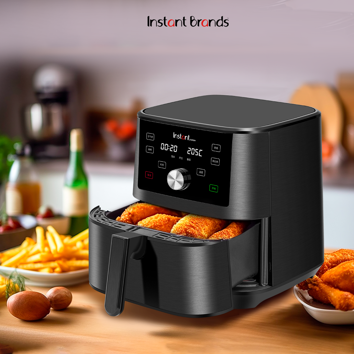 Nồi Chiên Không Dầu INSTANT VORTEX 4-IN-1 Dung Tích 5.7L - Hàng Chính Hãng