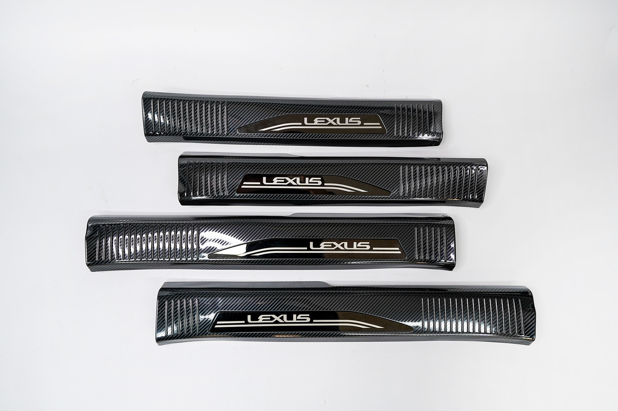 Nẹp Bước Chân Phần Nhựa Cao Cấp Dành Cho Xe Lexus RX350 2023+ Chất Liệu CARBON