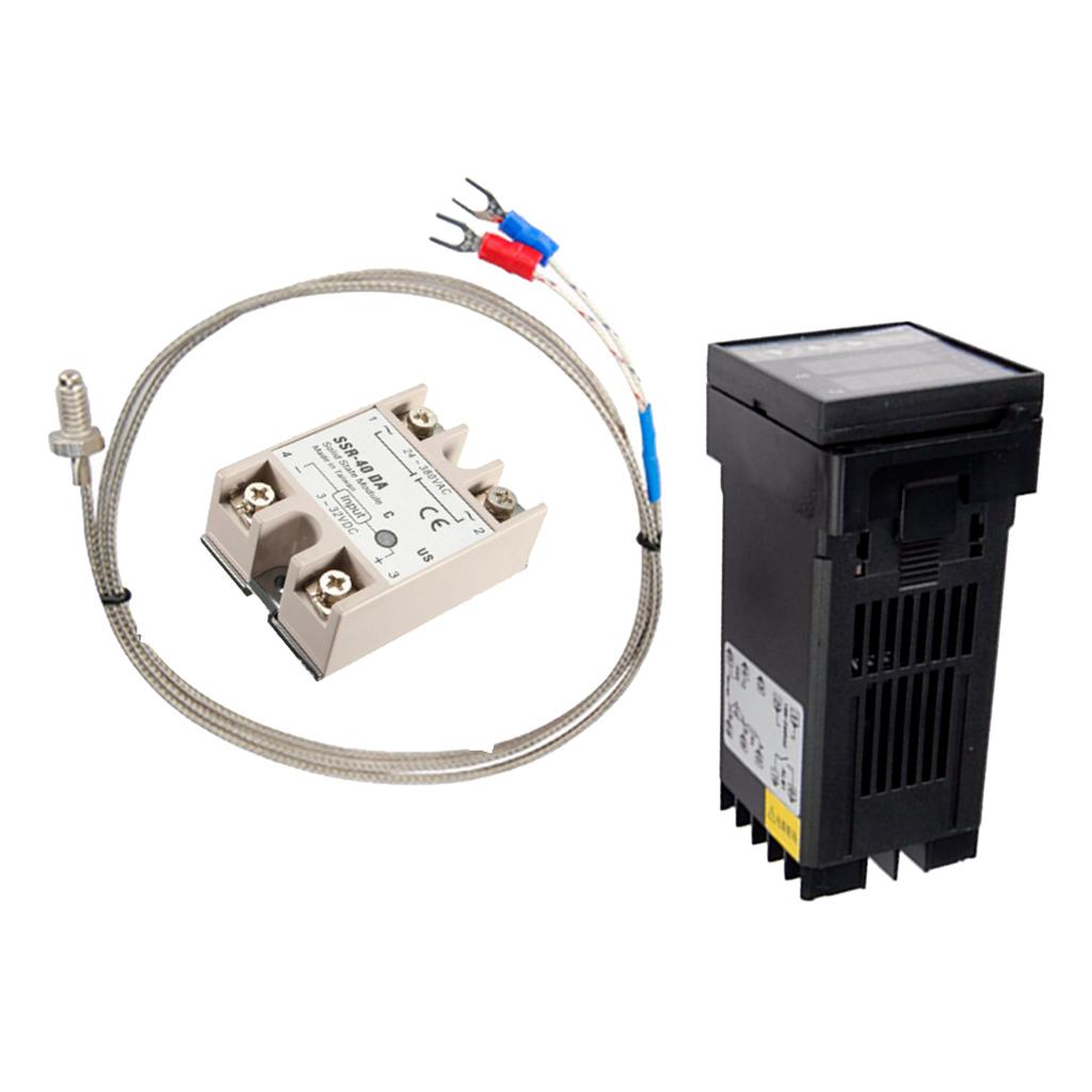 PID Nhiệt Độ Bộ Điều Khiển Nhiệt AC 100-240 V, Ruột Đặc Rơ Le
