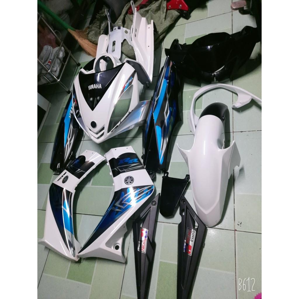 Tem exciter 2010 xanh đen crom