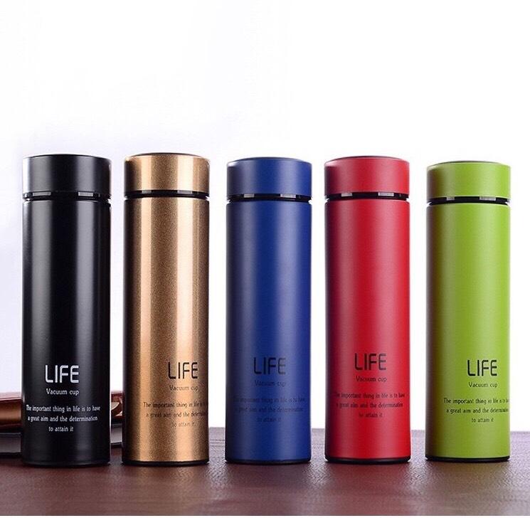 Bình Giữ Nhiệt INOX LIFE - 450ml - Chất Liệu Cao Cấp - Sang Trọng - An Toàn Cho Người Sử Dụng