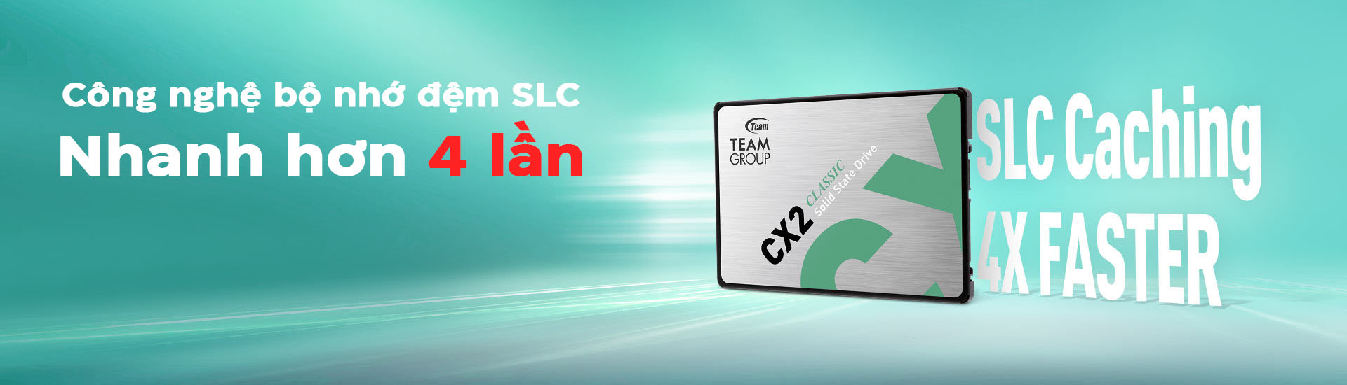 Ổ cứng SSD Team 1TB CX2 Sata III 2.5inch - Hàng chính hãng Viễn Sơn phân phối