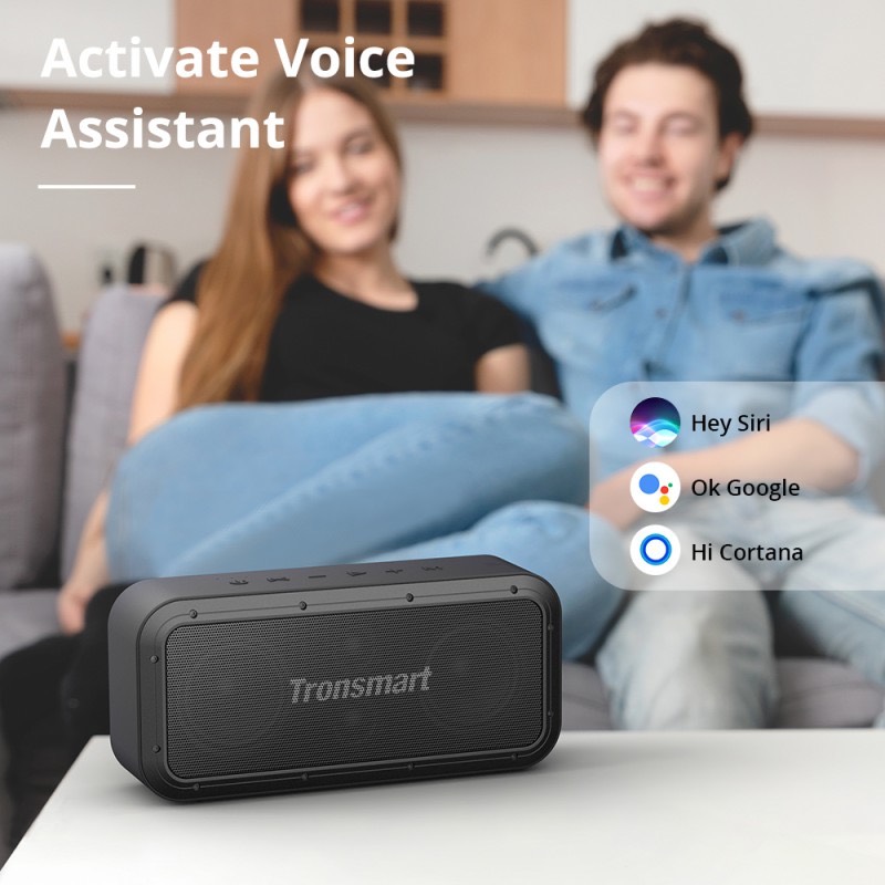 [ BẢN 60W ] Loa Bluetooth 5.0 Tronsmart Force Pro Được trang bị chip Qualcomm QCC3021 - Công suất 60W - Hỗ trợ TWS ghép đôi 100 loa - Âm bass sâu và trầm - Kháng nước IPX7 Thời gian nghe nhạc lên tới 15h - Hàng chính hãng