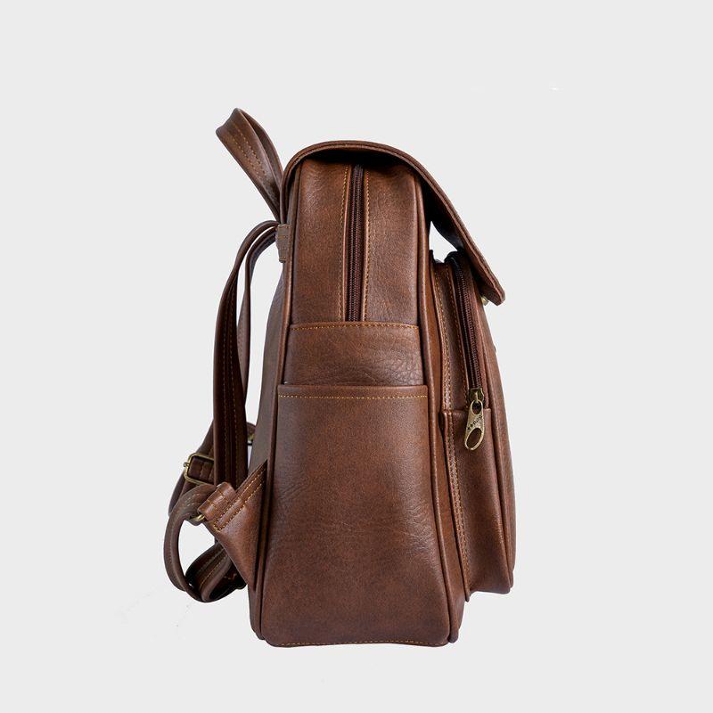 Balo Da Nữ Mini VACHINO BG001 phối kéo cỡ lớn