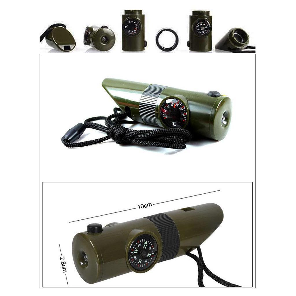 Survival Whistle with Lanyard Outdoor Camping Hiking Sports Tools