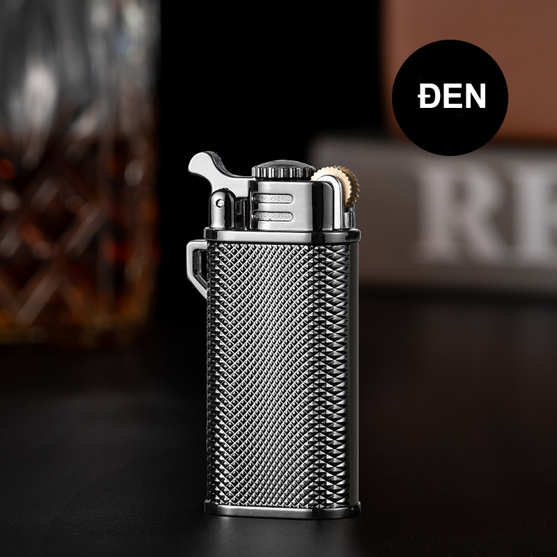 Bật Lửa Khè Rãnh Tay Chief Vân Kim Cương – Xài Gas