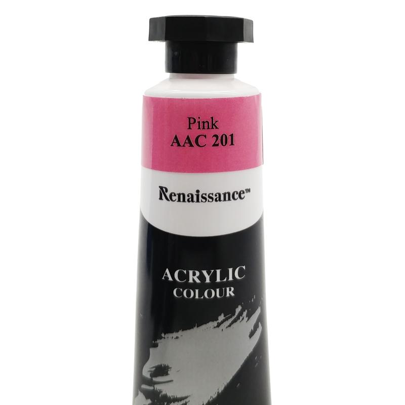 Tuýp Màu Acrylic 45 ml - Renaissance #201 - Màu Hồng