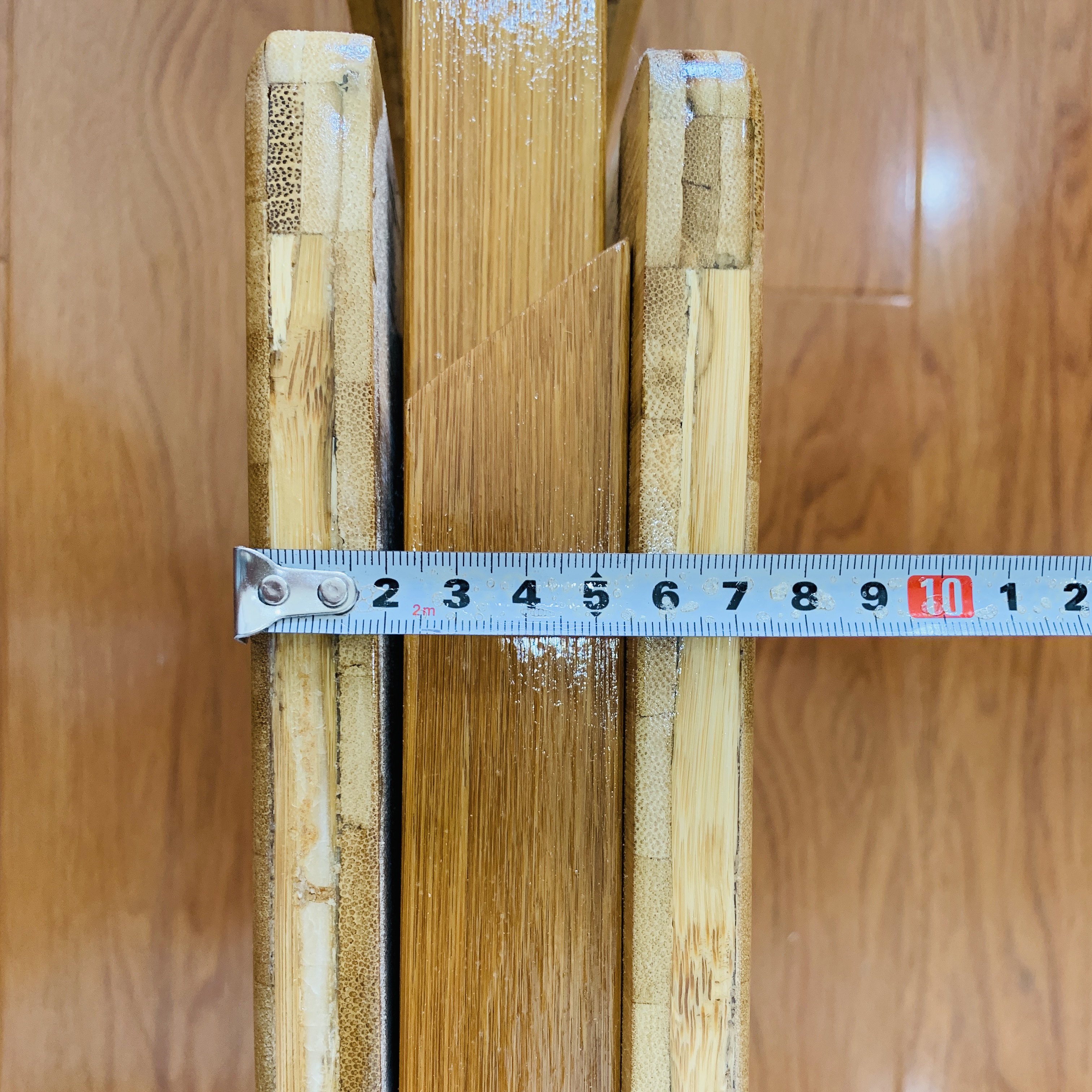 Bàn gỗ gấp xếp mini gấp gọn để được cốp ô tô bằng gỗ Tre Tự Nhiên Màu Vàng Vân gỗ Tre rất đẹp, Dùng để di du lịch,dã ngoại - Bàn gỗ gấp gọn đi dã ngoại du lịch