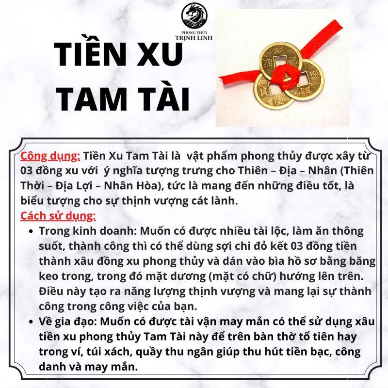 COMBO ĐỒNG XU TAM TÀI PHONG THỦY