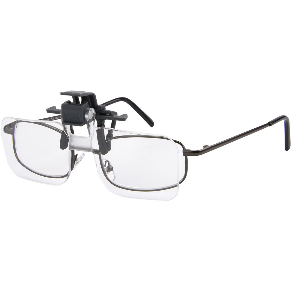 Kính lúp đọc sách, sửa chữa kẹp mắt kính Carson OD-10 Clip&Flip 1.5x (+2.25 Điốp) (Hãng Carson - Mỹ)