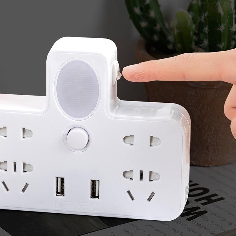 Ổ điện phát sáng CHỮ T 4 ổ 2 usb - cắm 3 chấu đa năng tiện