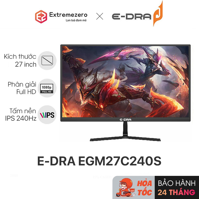 Màn hình máy tính gaming E-Dra EGM27F2 27 inch FullHD 165hz - Hàng chính hãng