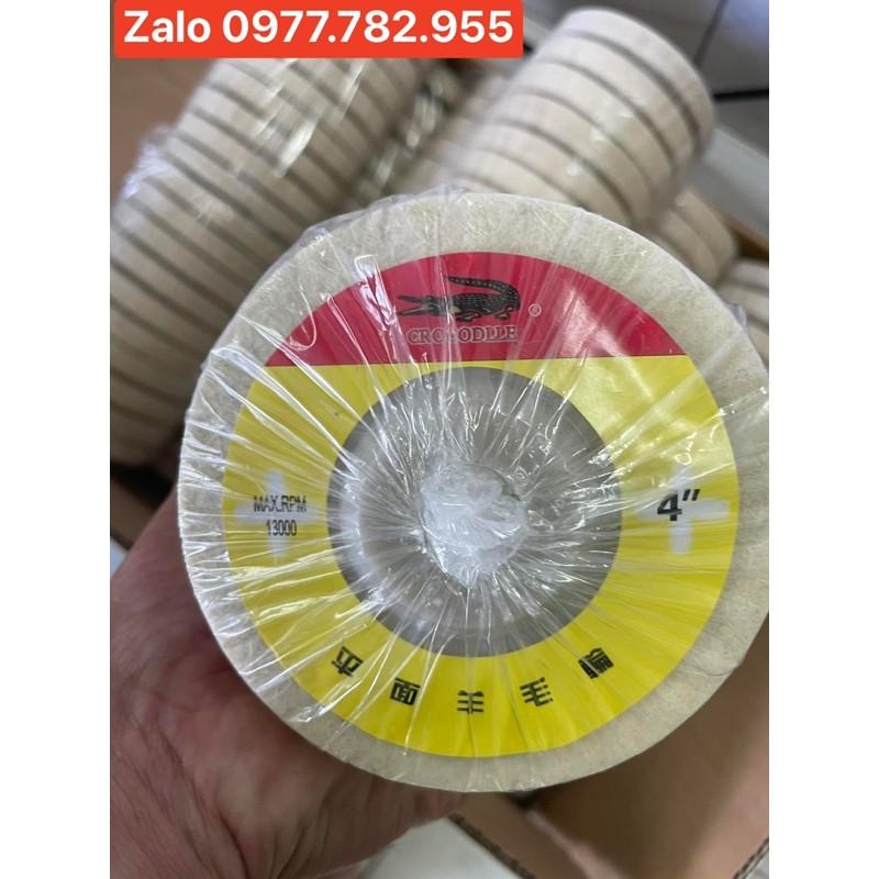Combo 10 viên nỉ trắng đánh bóng kim loại 98x11x16mm