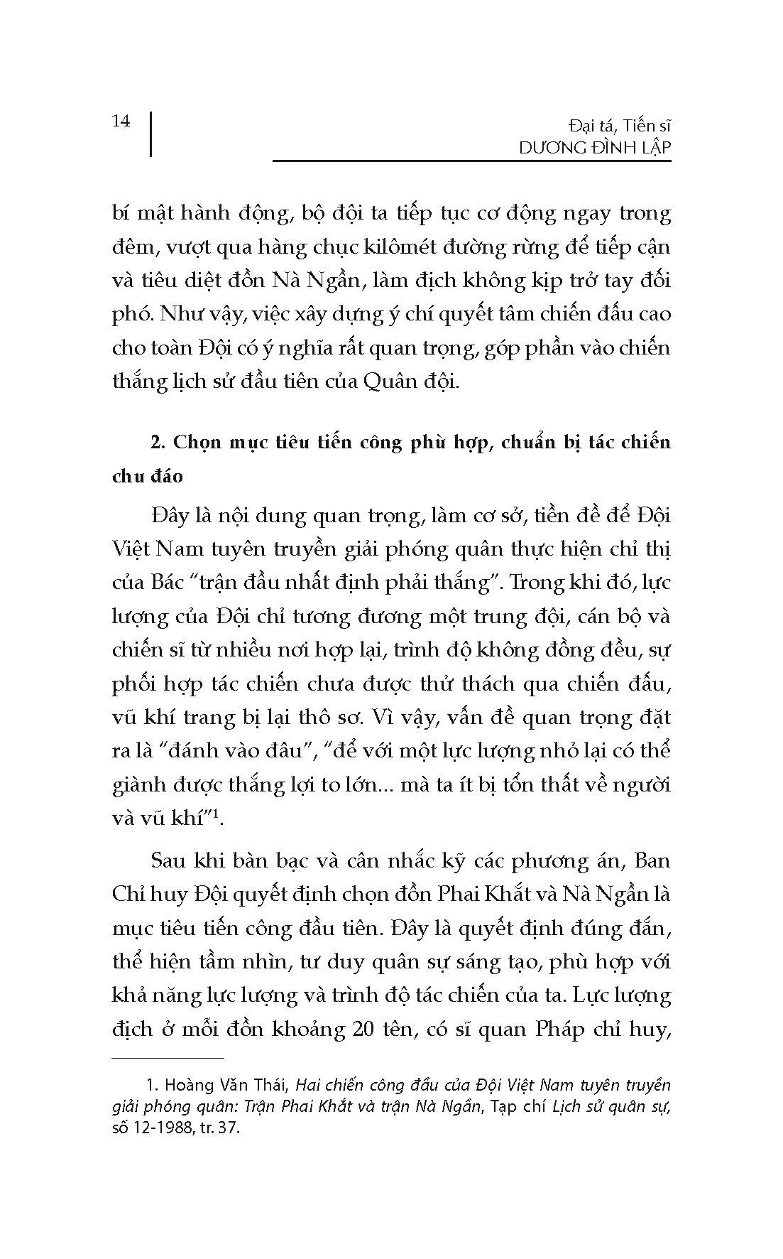 Từ trận Phai Khắt, Nà Ngần  Đến Chiến Dịch Hồ Chí Minh