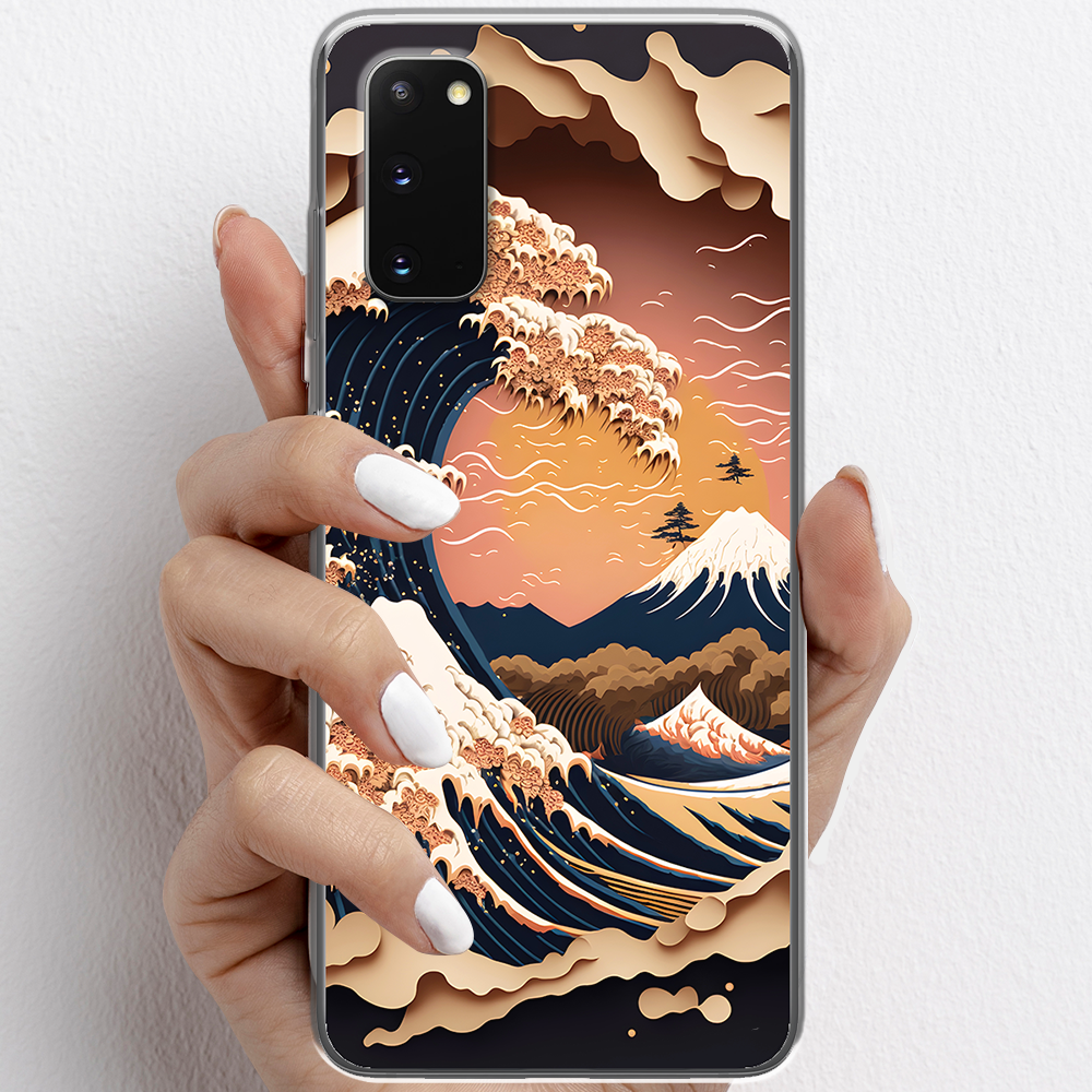Ốp lưng cho Samsung Galaxy S20, Samsung Galaxy S20 Plus nhựa TPU mẫu Sóng biển