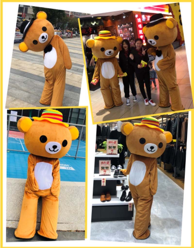 Mascot hoá trang nhân vật rillakuma