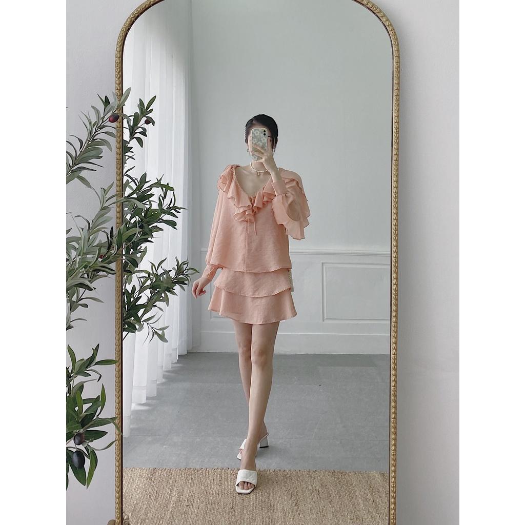 Set đồ lẻ hồng đỏ Wabisabi N2911