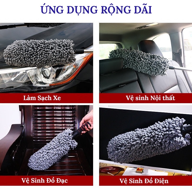 Chổi lau xe xoay tròn,chổi cọ rửa, chổi rửa xe ô tô