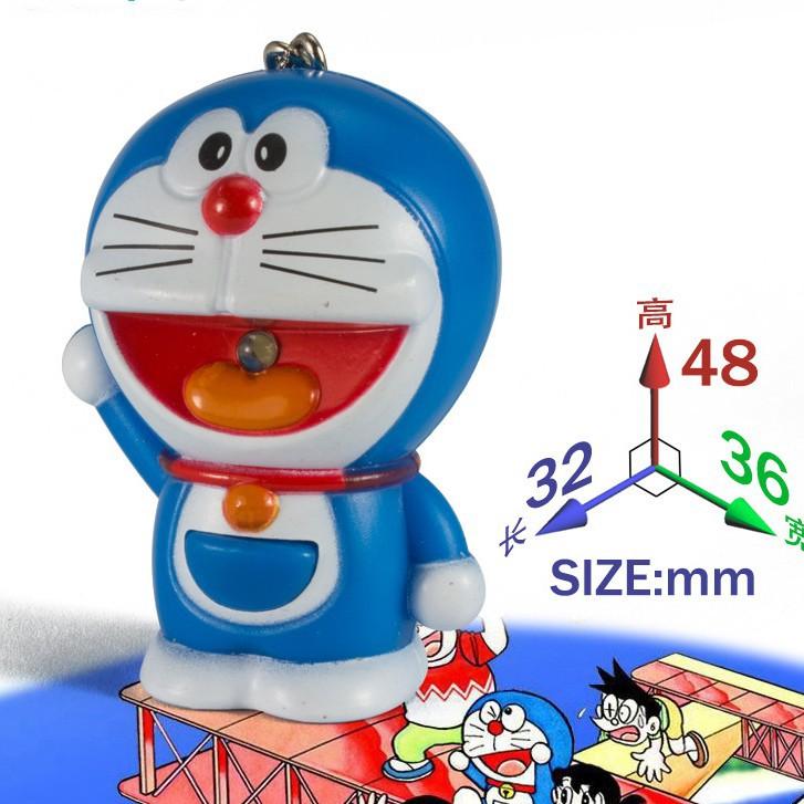 Móc khóa doremon phát sáng đèn Led có âm thanh-Móc khóa đoremon phát sáng-Doremon phát sáng Có Đèn cực yêu