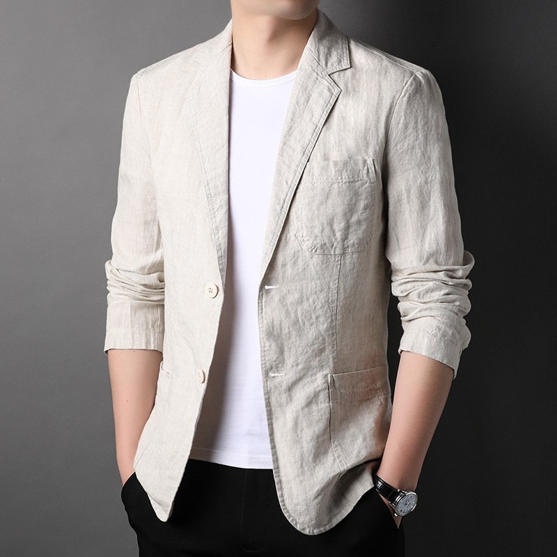 Áo vest Blazer Linen nam ,thời trang phong cách trẻ trung ARCTIC HUNTER AH06