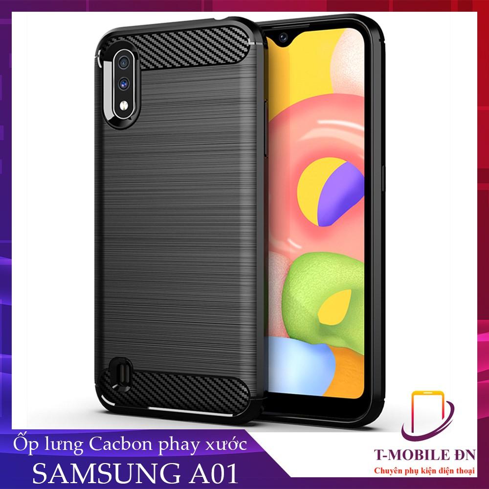 Ốp lưng cho Samsung A12 A01 A11 A21S A31 A51 A71 dẻo phay xước chống sốc chống vân tay