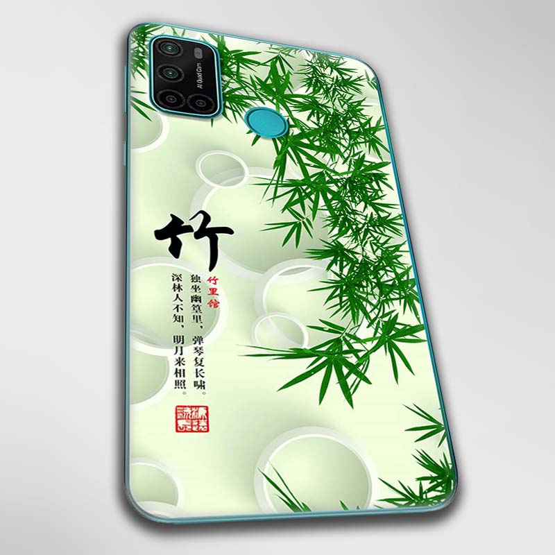 Ốp lưng dành cho Vsmart Joy 4 mẫu Cành trúc