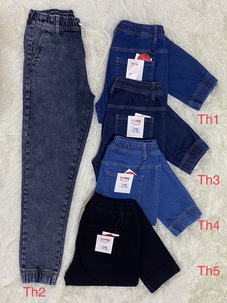 Quần dài jean lưng thun cao cấp có size 30-44[FREESHIP KHI MUA HÀNG] . Vải dày và co giãn