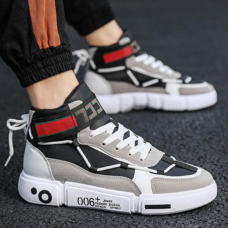 Giày Sneaker Cổ Cao Thời Trang Cho Nam