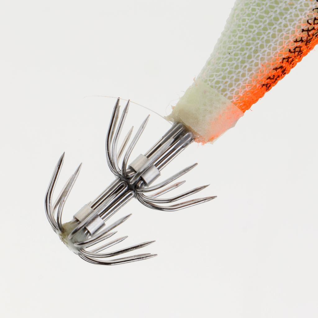 Squid Jigs Fishing Lures Hard Jig Baits Shrimp Lure