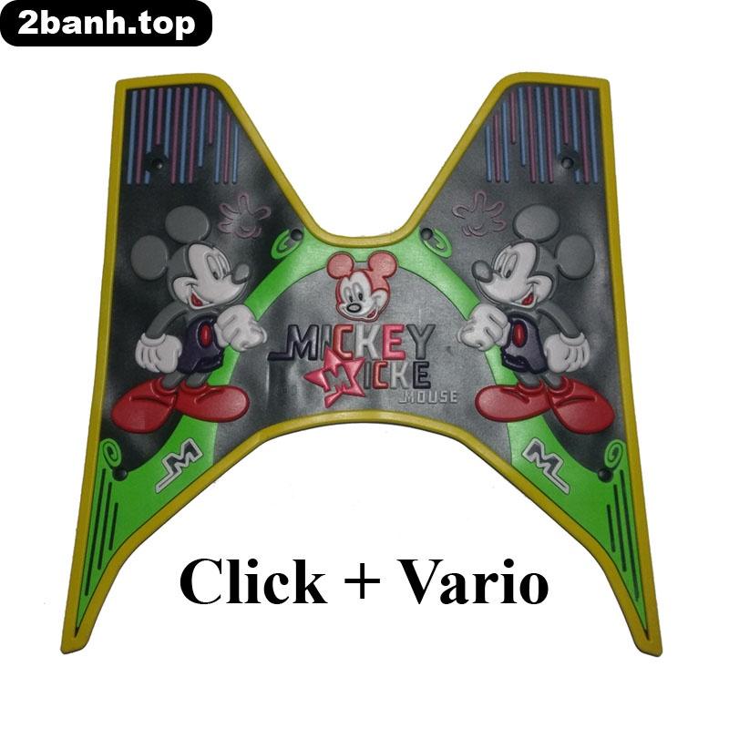 Thảm lót chân hoạt hình Mickey xe Vario, Click