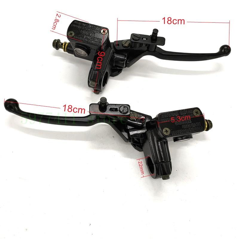 Máy bơm phanh phía trước của ATV Dirt Bike 50-250cc Bơm thủy lực Máy bơm Máy bơm Moto Moto Tay cầm Tay cầm phụ kiện Quad Moped Color: RIGHT