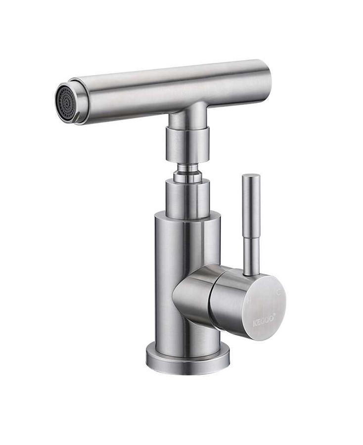 Vòi rửa chén bát, rửa tay inox 304 xoay 360 độ (VR-01)