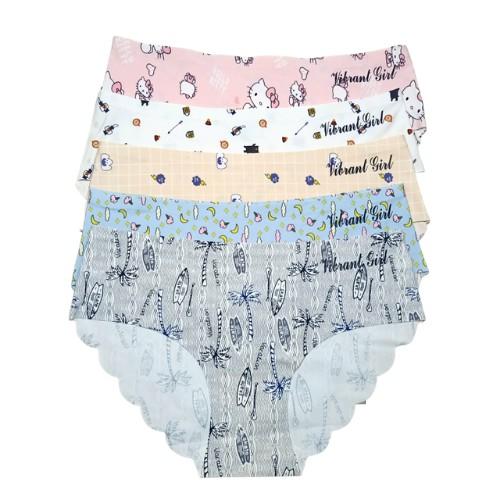 Combo5 quần lót Nữ, Quần Su Đúc Điều Hòa Hình Siêu Cute Ngộ Nghĩnh