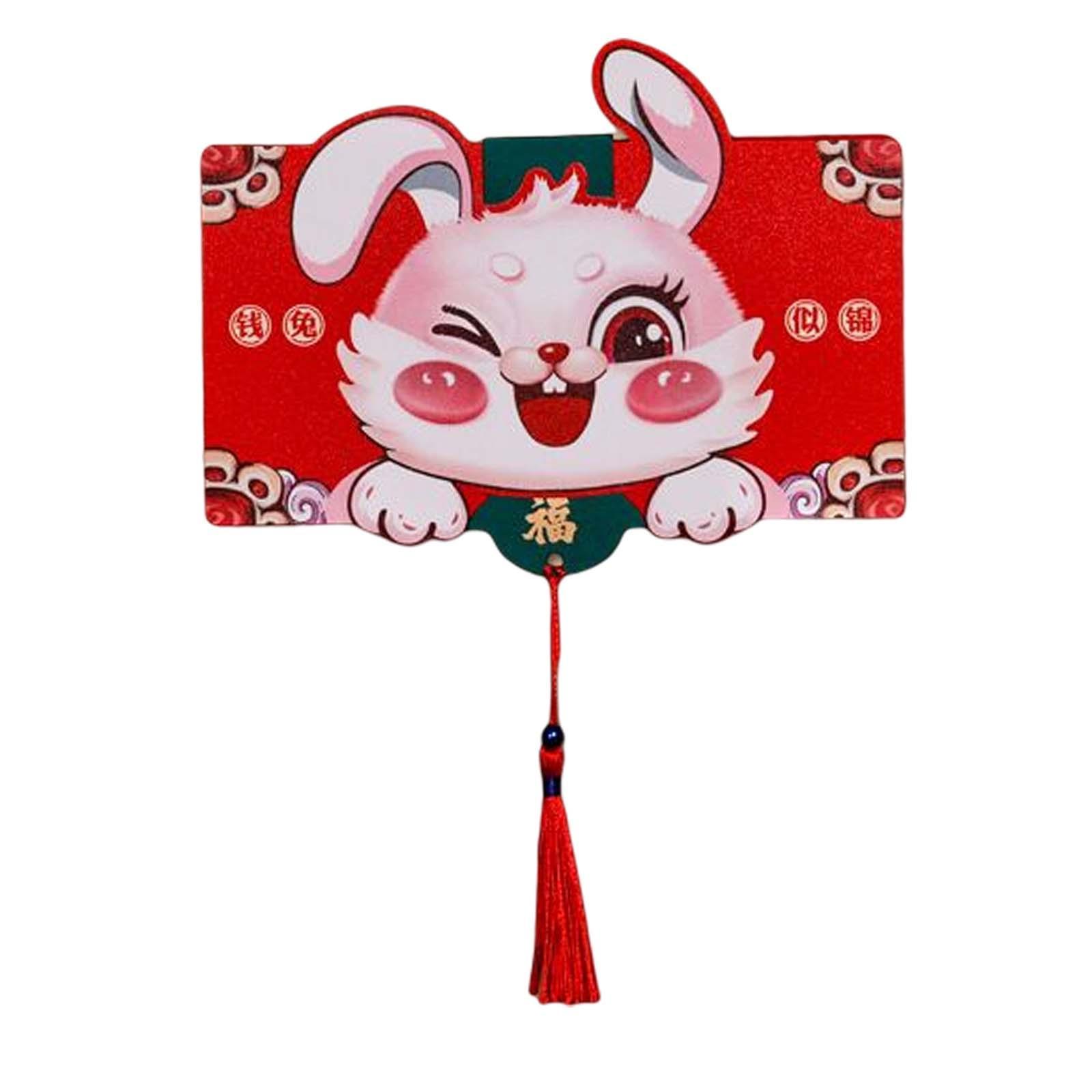 1 cái x Bao Lì Xì Tết Nguyên Đán Bữa Tiệc Năm Mới Túi Tiền May Mắn Năm Con Thỏ