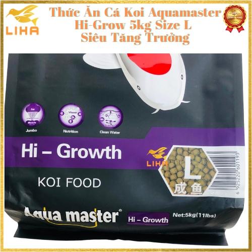 Thức Ăn Cá Koi Aquamaster Hi-Growth 5kg - Cám Cá Koi Siêu Tăng Trưởng