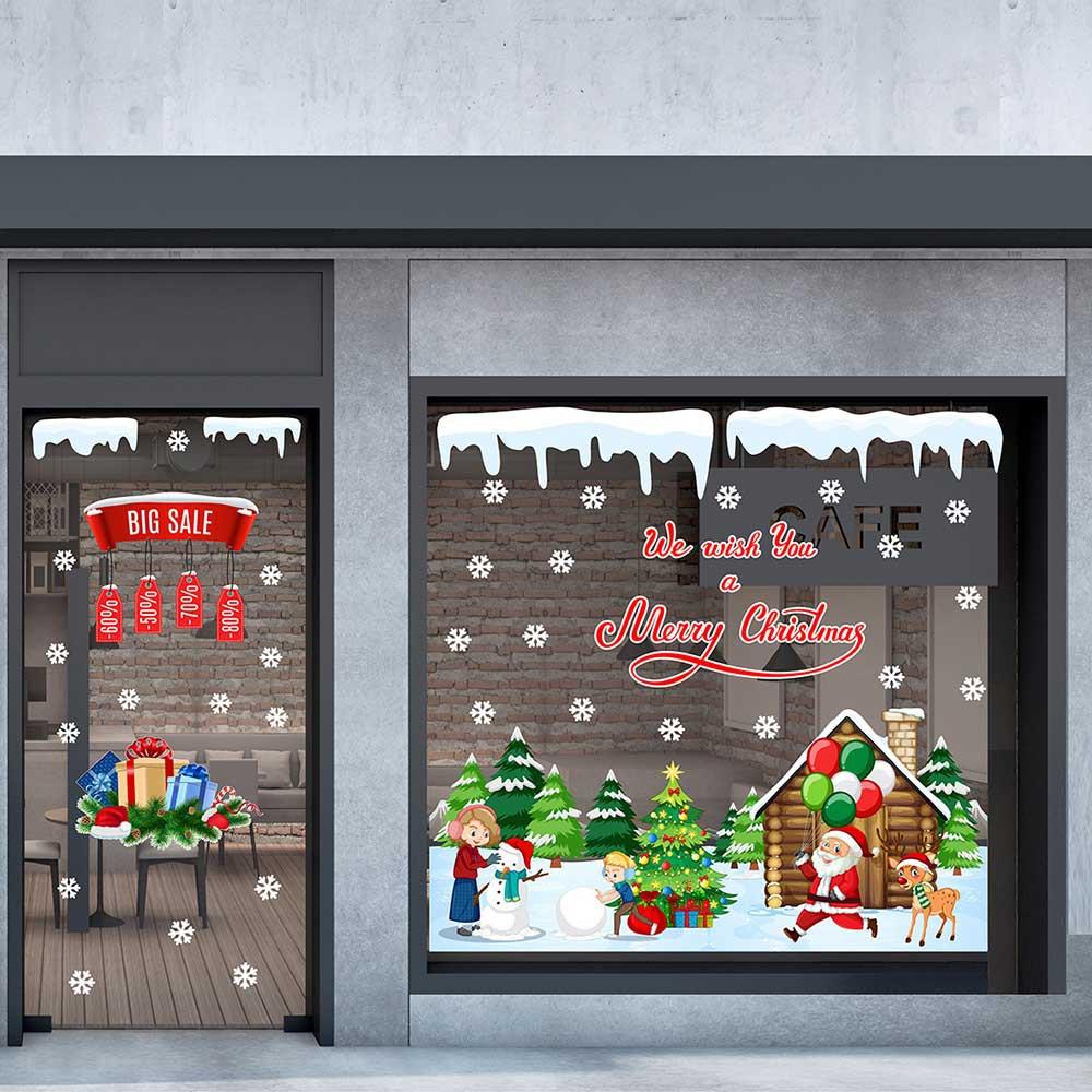 DECAL TRANG TRÍ NOEL 2021 COMBO SỐ 37
