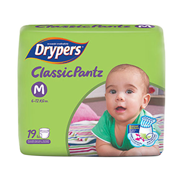 Tã quần trẻ em Drypers Classicpantz M19 miếng (6 - 12kg)